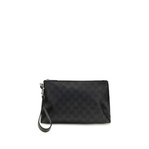 Gucci Black Fabric Clutch Men's Bag